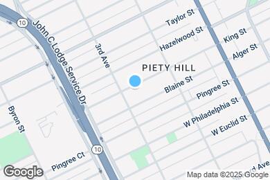 Map image of the property - 719 Gladstone Ave