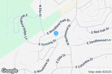 Map image of the property - 8001 E Gunning Dr