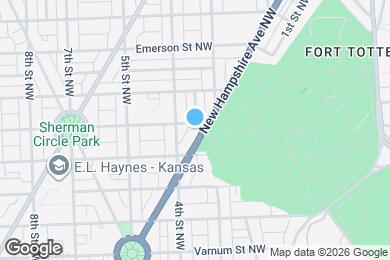 Map image of the property - 4630 New Hampshire Ave NW
