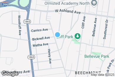 Map image of the property - 1088 Bicknell Ave
