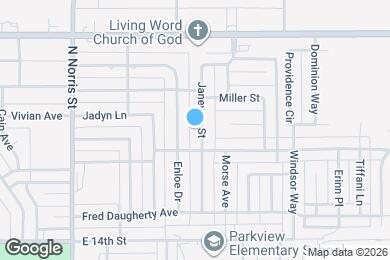 Map image of the property - 1908 Janeway St