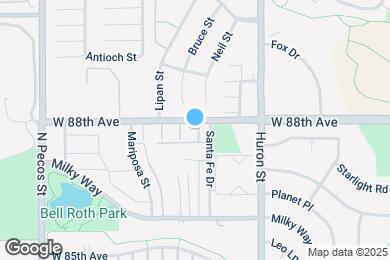 Map image of the property - 1046 W 88th Ave