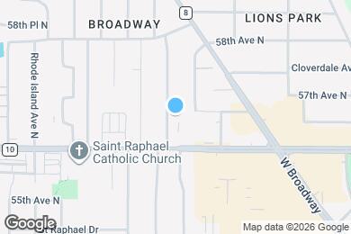 Map image of the property - 5644 Maryland Ave N