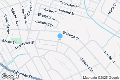 Map image of the property - 1102 Catawba St