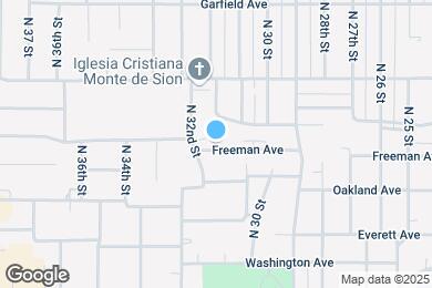 Map image of the property - 3130 Freeman Ave