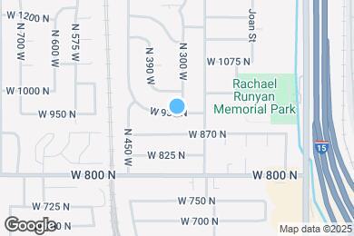 Map image of the property - 317 W 930 N