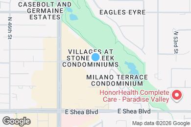 Map image of the property - 4925 E Desert Cove Ave