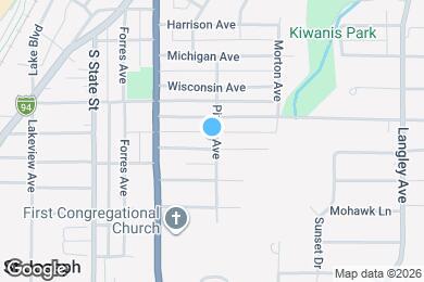 Map image of the property - 1704 pixley avenue