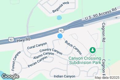 Map image of the property - 5502 Hidden Canyon