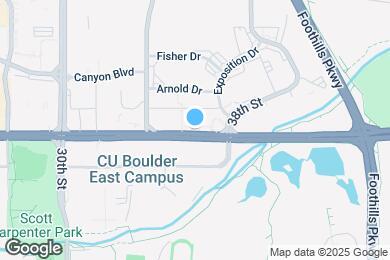 Map image of the property - 3601 Arapahoe Ave