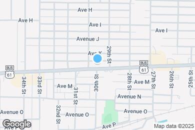 Map image of the property - 2921 Avenue L