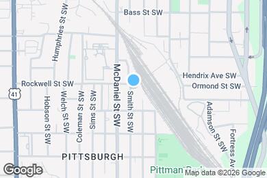 Map image of the property - 854 Smith St SW