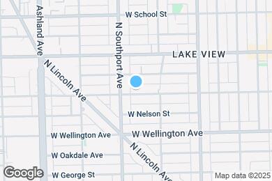 Map image of the property - 1334 W Barry Ave