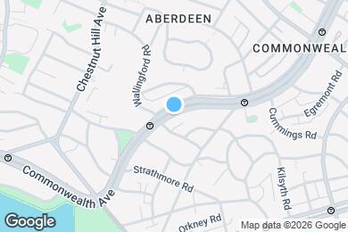 Map image of the property - 1746 Commonwealth Ave