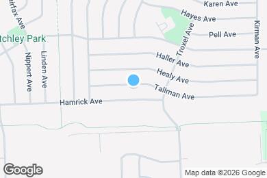 Map image of the property - 401 Tallman Ave