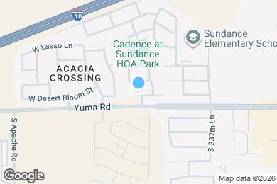 Map image of the property - 23952 W Desert Bloom St