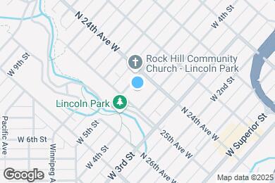 Map image of the property - Lincoln Park Apartments