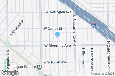 Map image of the property - 2832 N Albany Ave