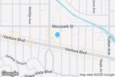 Map image of the property - 4335 Ventura Canyon Ave