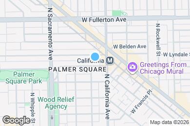 Map image of the property - 2824 W Palmer St