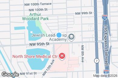 Map image of the property - 1070 NW 95th Ter