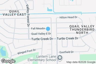 Map image of the property - 2010 Quail Valley East Dr