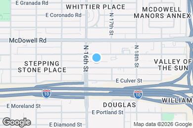 Map image of the property - 1616 E Willetta St