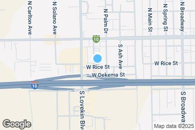 Map image of the property - 645 W Rice St