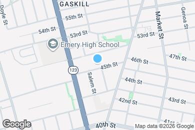 Map image of the property - 1056 45th St
