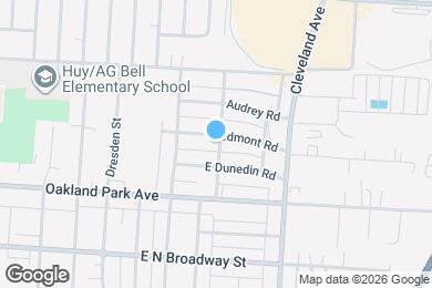 Map image of the property - 1739 Piedmont Rd
