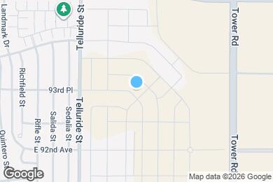 Map image of the property - 17939 E 93rd Pl