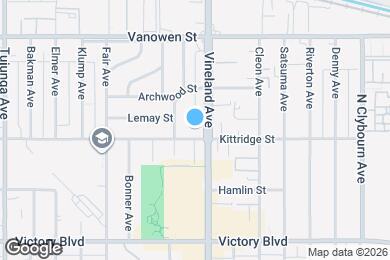 Map image of the property - 11015 Kittridge St
