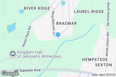 Map image of the property - 1301 Braemar Highland Dr
