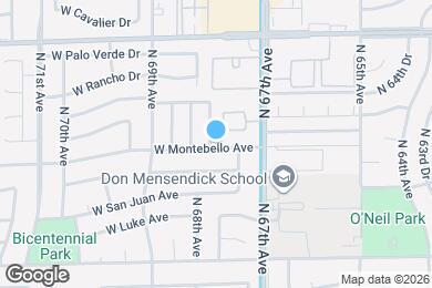 Map image of the property - 5703 N 67th Dr