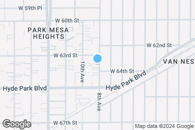 Map image of the property - 6325 8th Ave