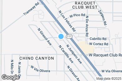 Map image of the property - The Junipero Palm Springs