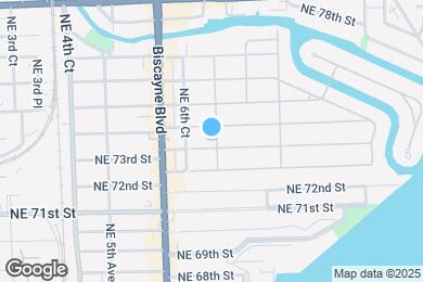 Map image of the property - 7300 NE 7th Ave