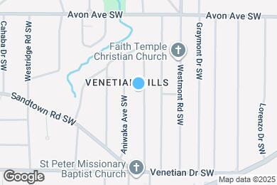 Map image of the property - 1349 Willow Trail SW