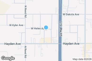 Map image of the property - 9782 N Shaw St