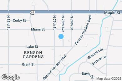Map image of the property - 2512 N 78th Ave