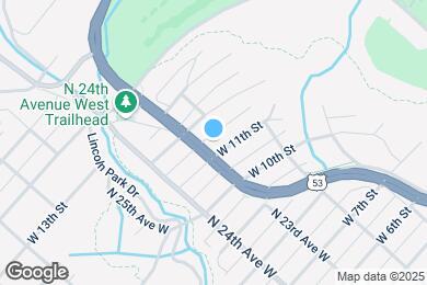 Map image of the property - 2241 W 11th St