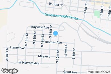 Map image of the property - 1011 Olympic Ave