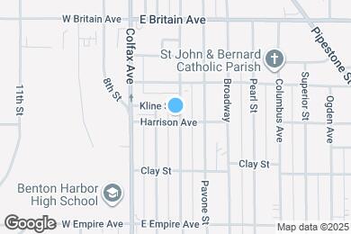 Map image of the property - 694 McAllister Ave