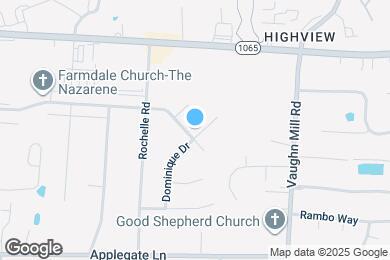 Map image of the property - 7710 Dominique Dr