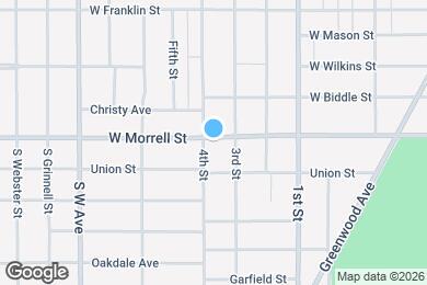 Map image of the property - 615 W Morrell St