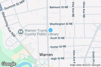 Map image of the property - 438 N Park Ave