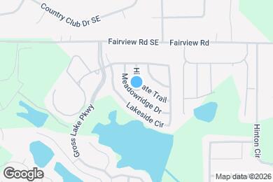 Map image of the property - 155 Meadowridge Dr