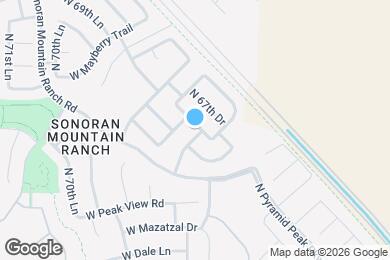 Map image of the property - 6808 W Ridgeline Rd