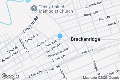 Map image of the property - 852 8th Ave