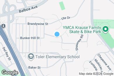 Map image of the property - 3823 Via Del Conquistador